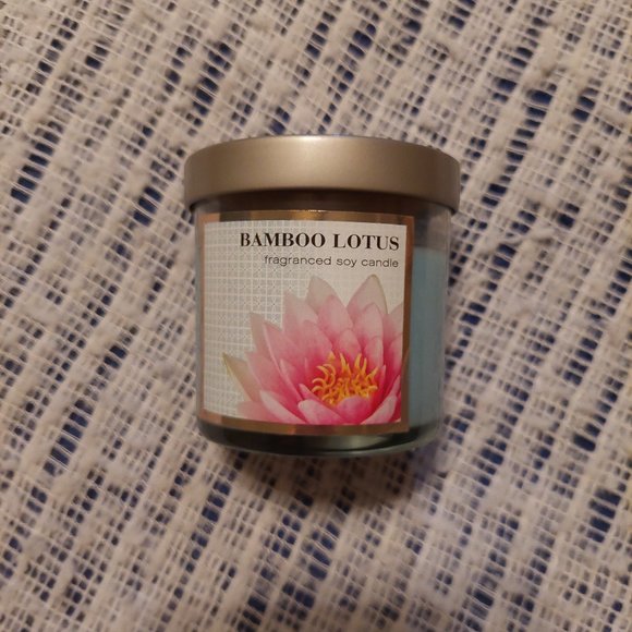 Other - Bamboo lotus candle